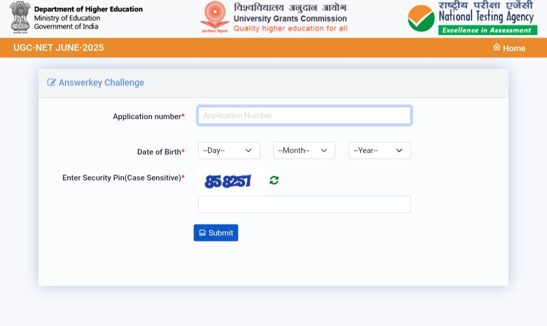 UGC NET Answer Key 2025 Check