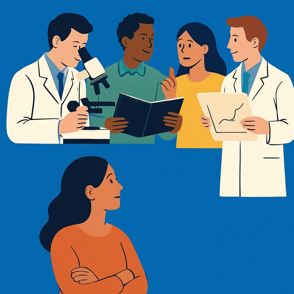 Collaboration in Action – Representing the spirit of the Anusandhan National Research Foundation (ANRF), where scientists and researchers from diverse fields unite to drive innovation, discovery, and national progress.