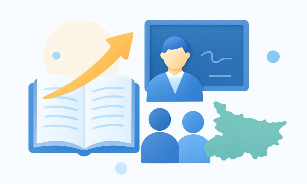 “Bihar’s education system is rising — one classroom at a time.”