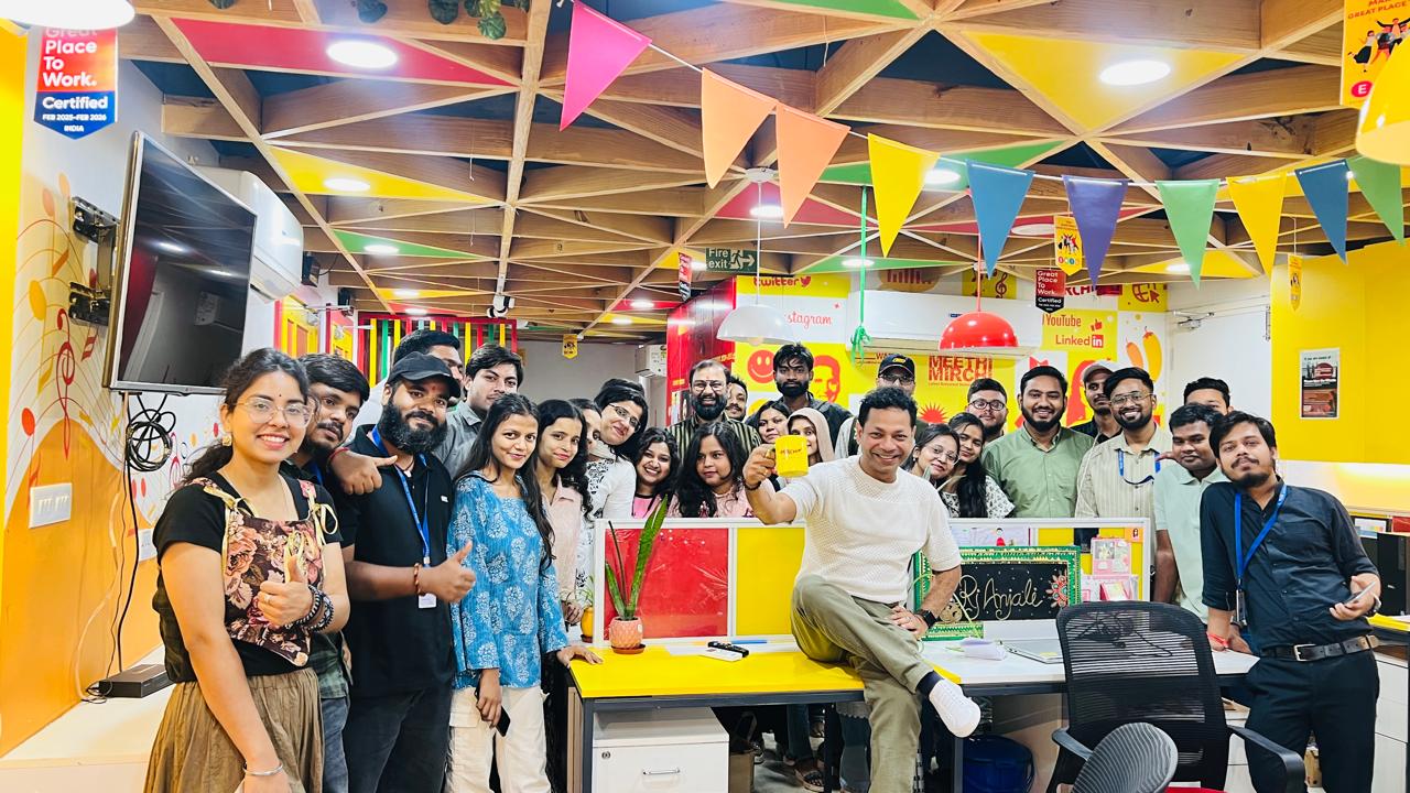An industrial visit was organised for the students of Master in Journalism and Mass Communication of Patna University to Radio Mirchi, Patna